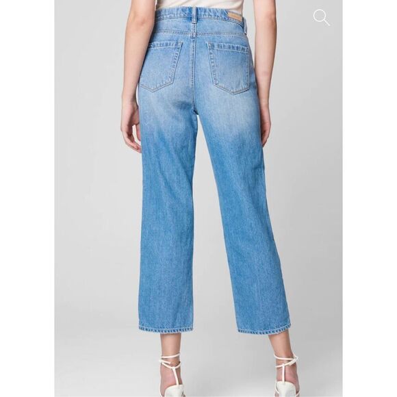 NWT Blank NYC The Baxter Rib Cage Straight Leg Distressed Jean - Picture 3 of 9